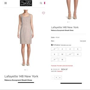 Orig. $600+ 🌈Lafayette 148 🌈 tweed Rebecca dress